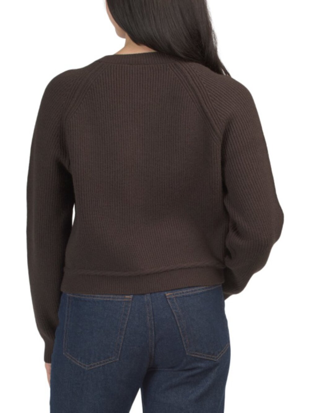 CYRUS Ribbed Button Up Cardigan - Picture 2 of 2